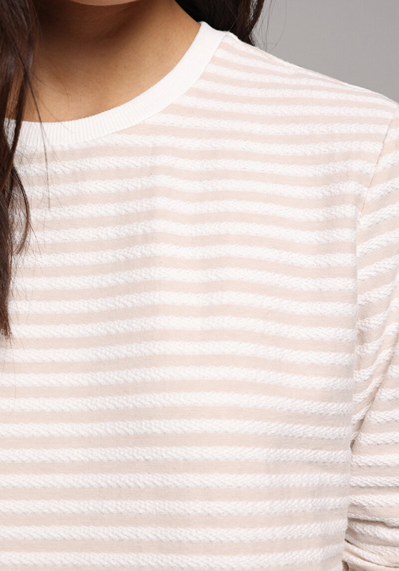 Afișați detalii pentru Pulover De Dama Bej Regular Fit  Cl1077941