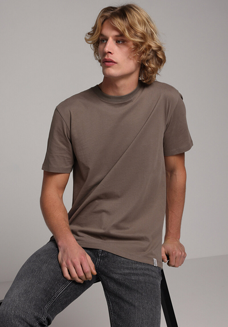 Imagine a Tricou Cu Maneca Scurta De Barbati Verde Regular Fit Cl1073961