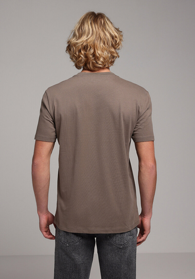 Afișați detalii pentru Tricou Cu Maneca Scurta De Barbati Verde Regular Fit  Cl1073961