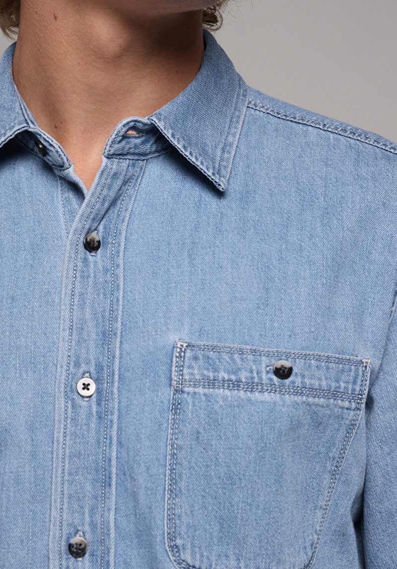 Imagine a Camasa Cu Maneca Lunga De Barbati Regular Fit Cl1079646