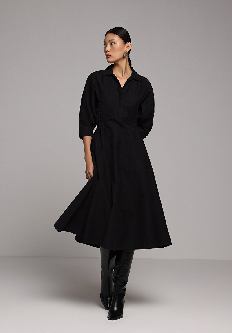 Imagine a Rochie De Dama Negru Regular Fit Cl1079973