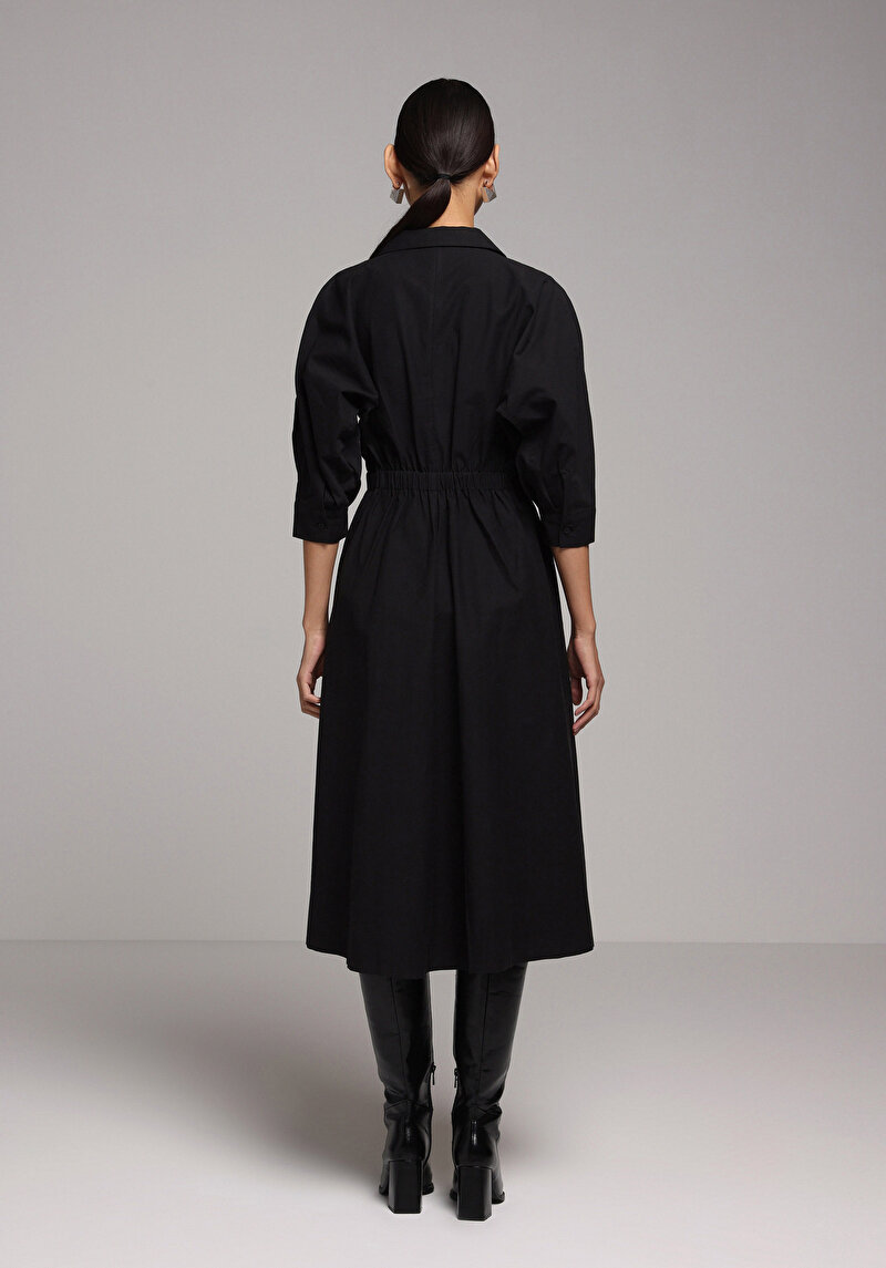 Imagine a Rochie De Dama Negru Regular Fit  Cl1079973