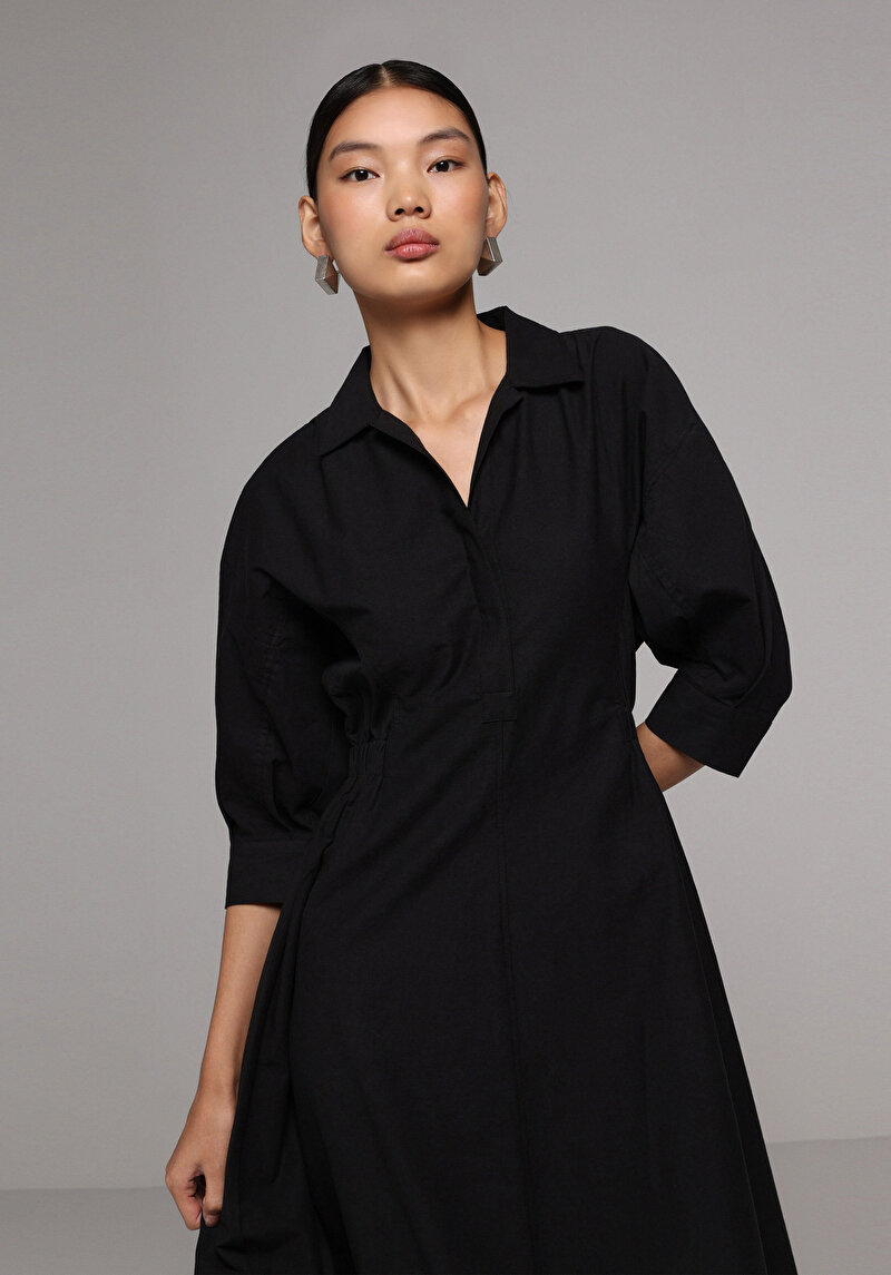 Imagine a Rochie De Dama Negru Regular Fit Cl1079973