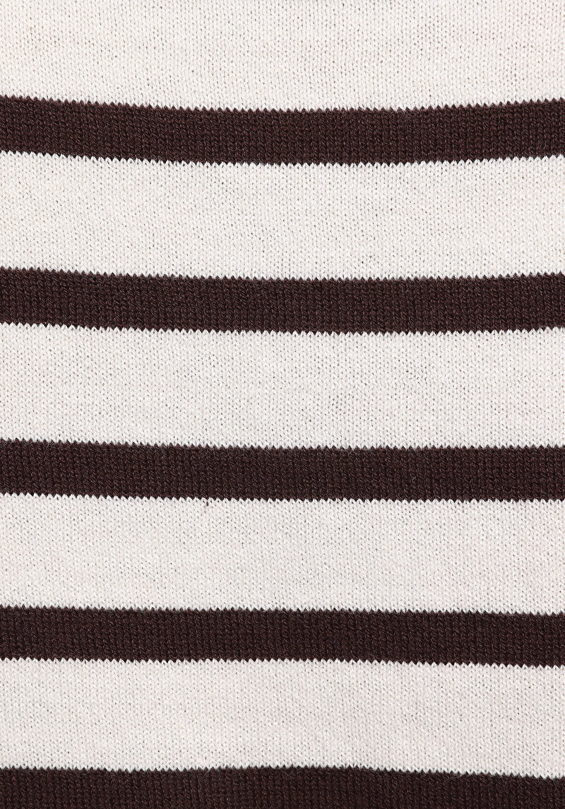 Afișați detalii pentru Pulover Cu Mâneci Scurte De Dama Maro Slim Fit  Cl1080472