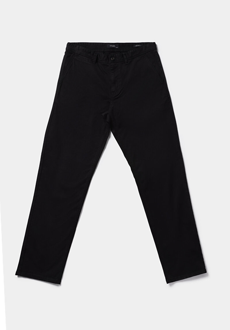 Afișați detalii pentru Pantaloni De Barbati Negru Regular Fit  Cl1049750