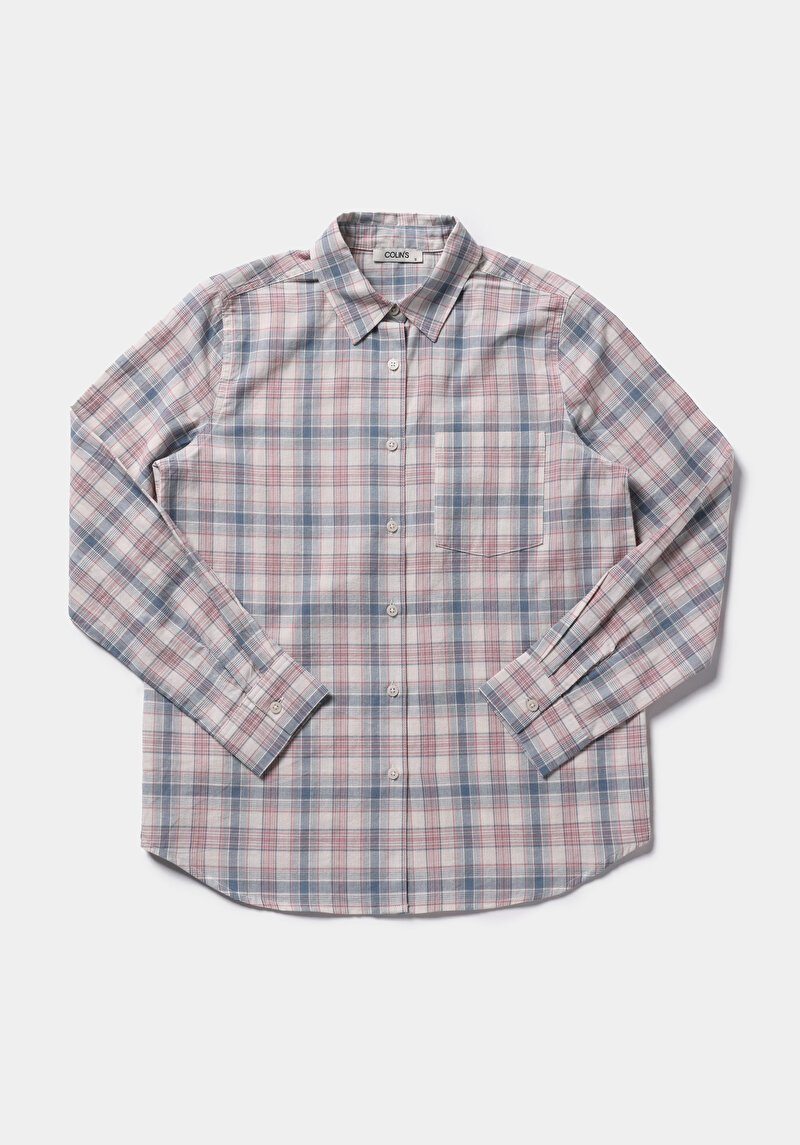 Afișați detalii pentru Camasa Cu Maneca Lunga De Dama Multicolor Regular Fit  Cl1078976