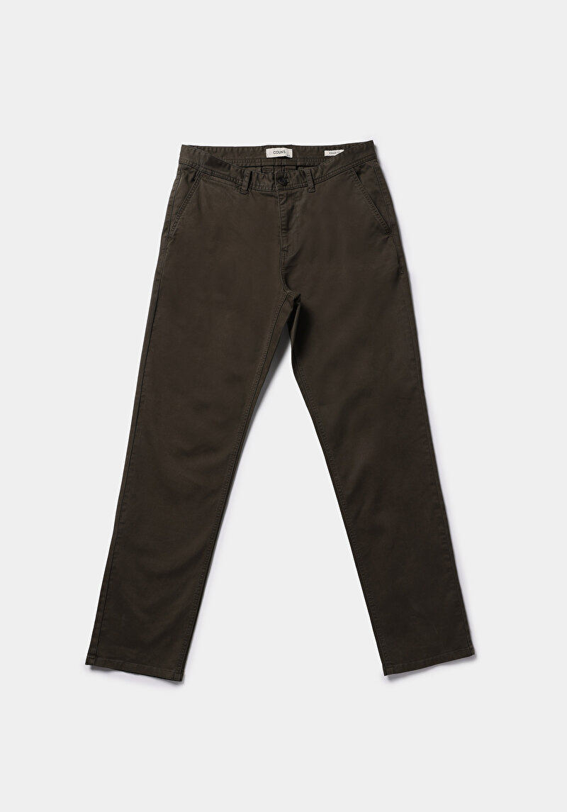 Afișați detalii pentru Pantaloni De Barbati Verde Regular Fit  Cl1049750