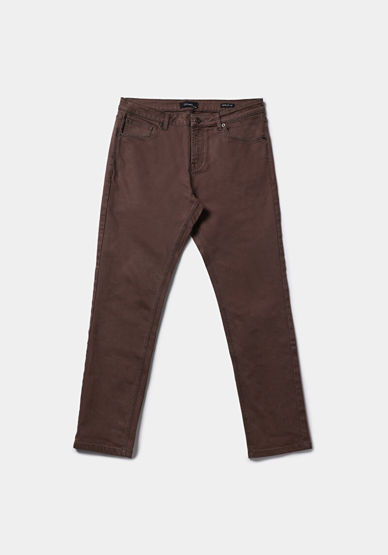 Afișați detalii pentru Pantaloni De Barbati Maro Regular Fit  Cl1078135