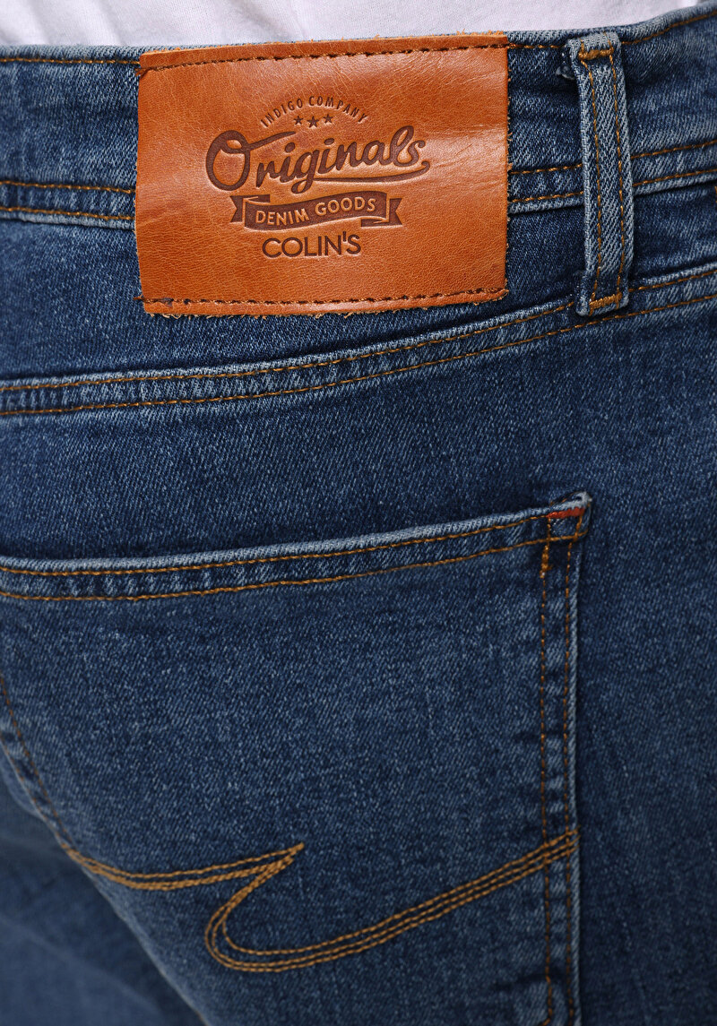 Afișați detalii pentru Pantaloni De Barbati Albastru Regular Fit 067 Jack Cl1078176