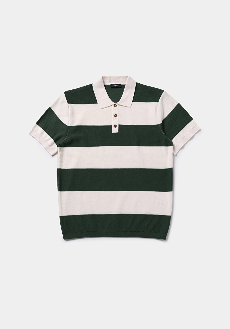 Afișați detalii pentru Pulover Cu Mâneci Scurte De Barbati Verde Regular Fit  Cl1077622