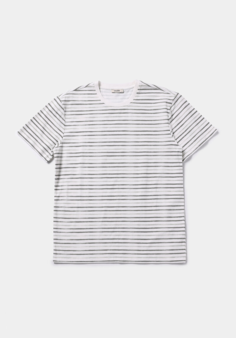 Afișați detalii pentru Tricou Cu Maneca Scurta De Barbati Verde Regular Fit  Cl1079441