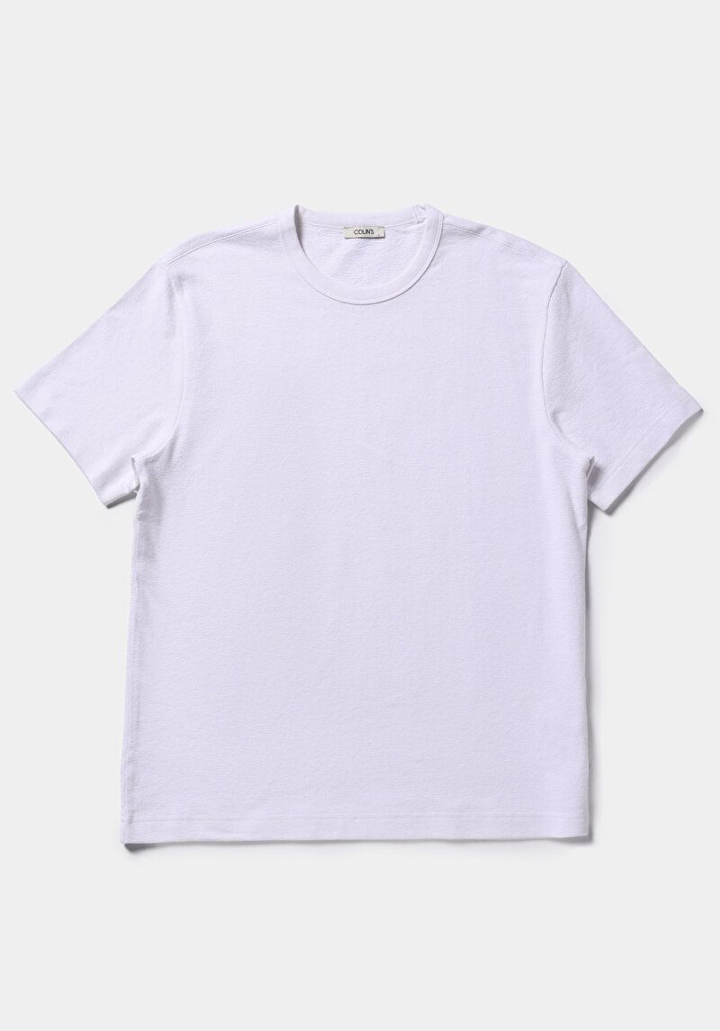 Afișați detalii pentru Tricou Cu Maneca Scurta De Barbati Alb Comfort Fit  Cl1078587