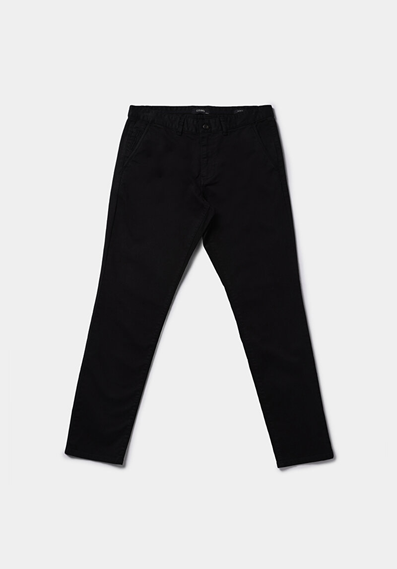 Afișați detalii pentru Pantaloni De Barbati Negru Slim Fit  Cl1049749