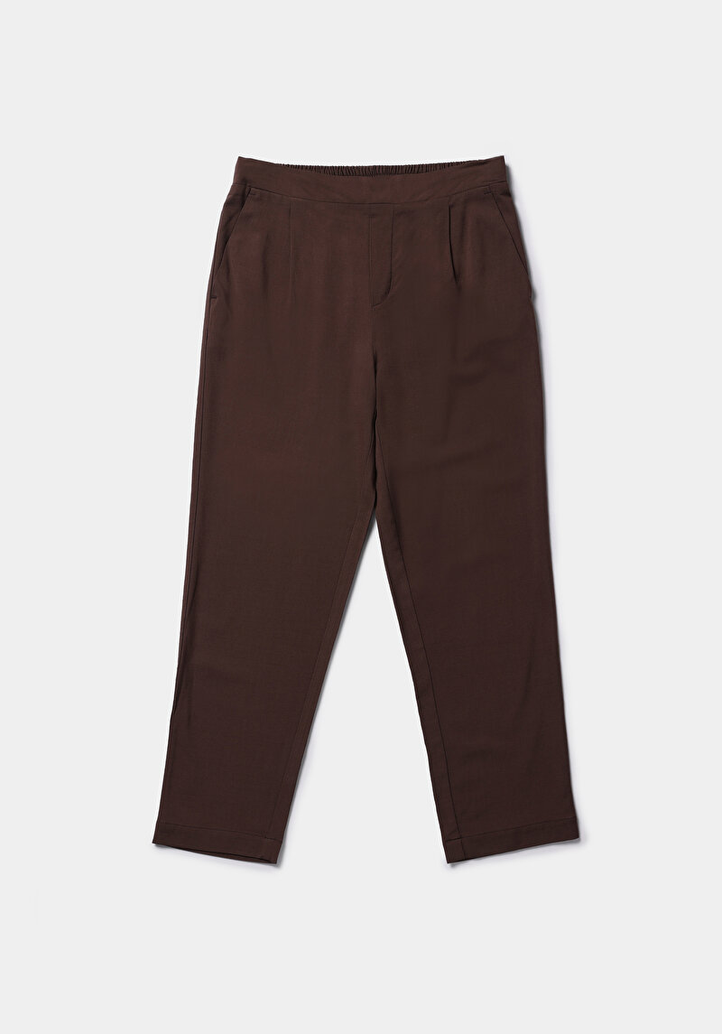 Afișați detalii pentru Pantaloni De Dama Maro Regular Fit  Cl1068239