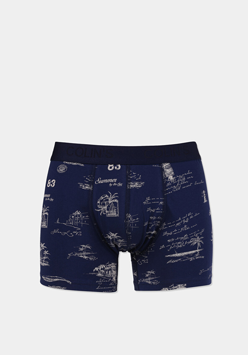 Imagine a Lenjerie Intima De Barbati Albastru Marin Modern Fit  Cl1079559