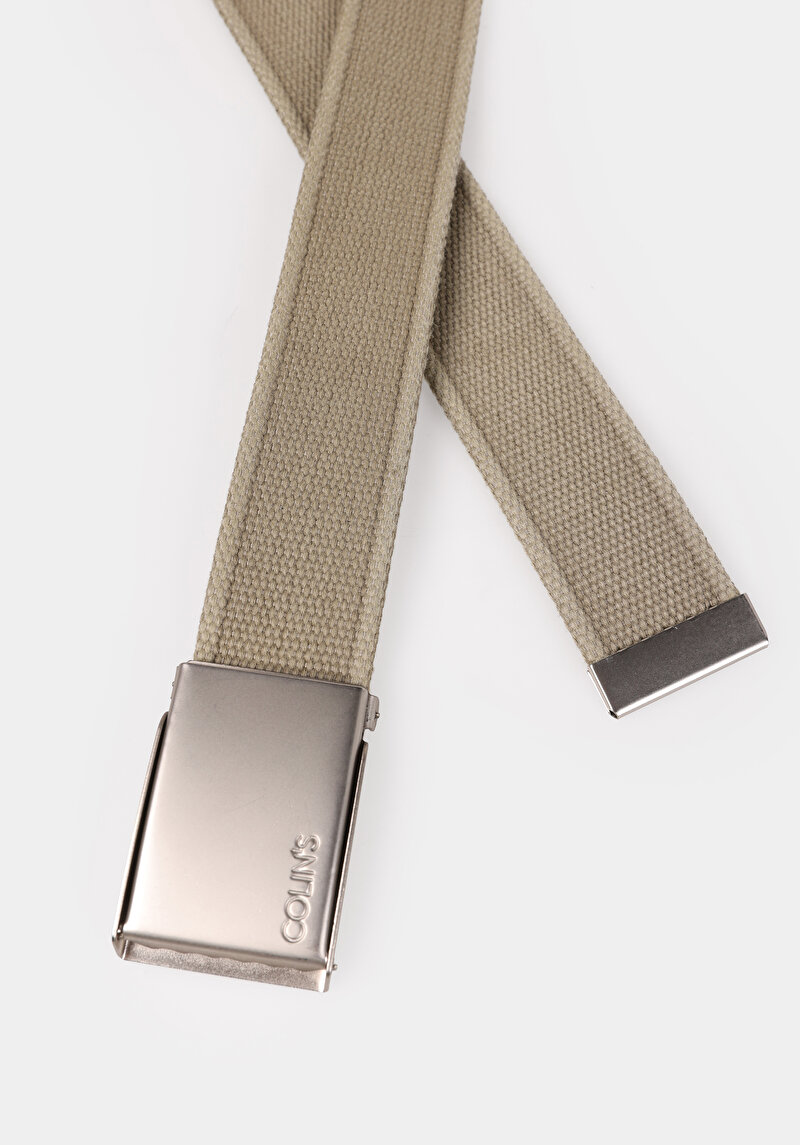 Afișați detalii pentru Curea De Barbati Bej Modern Fit  Cl1079189