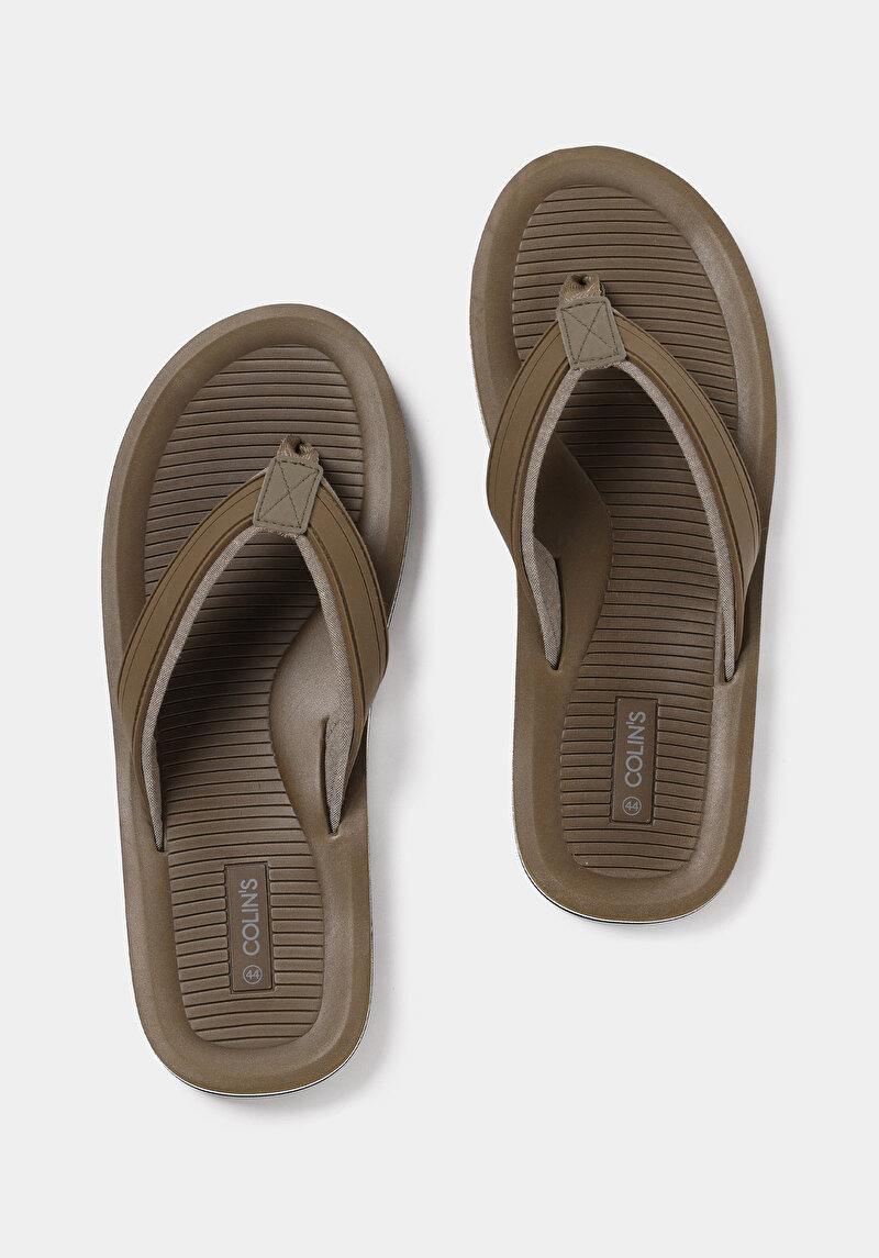 Imagine a Papuci Plaja De Barbati Kaki Modern Fit  Cl1080344