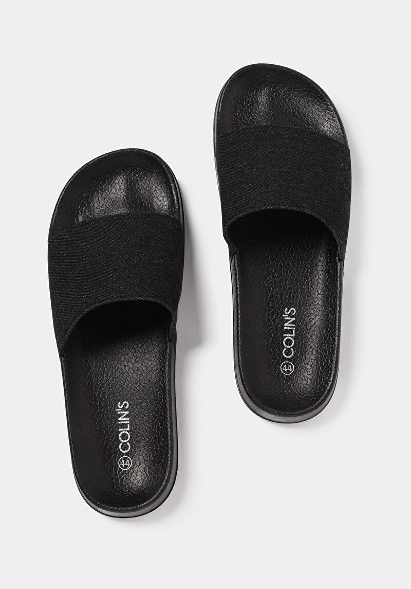 Imagine a Papuci Plaja De Barbati Negru Modern Fit  Cl1081007