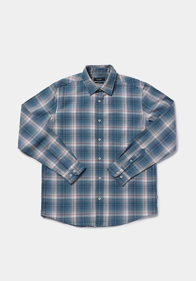 Afișați detalii pentru Camasa Cu Maneca Lunga De Barbati Verde Regular Fit  Cl1077878