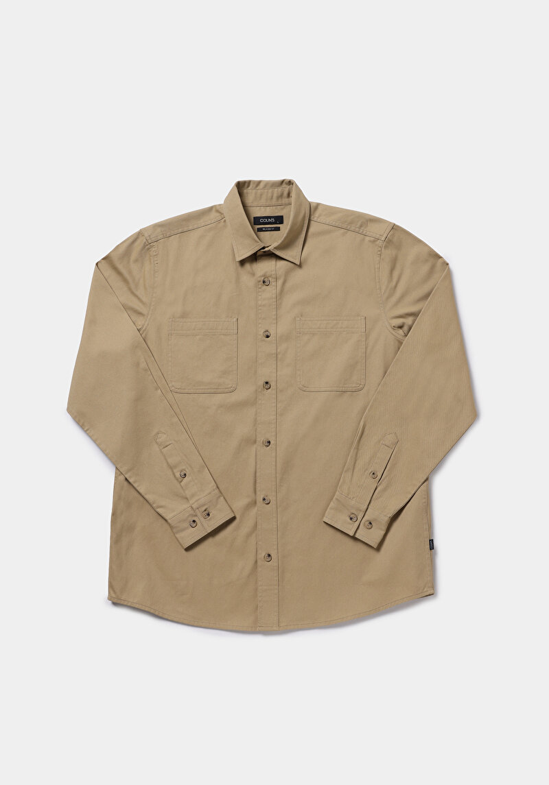 Afișați detalii pentru Camasa Cu Maneca Lunga De Barbati Maro Relaxed Fit  Cl1078065