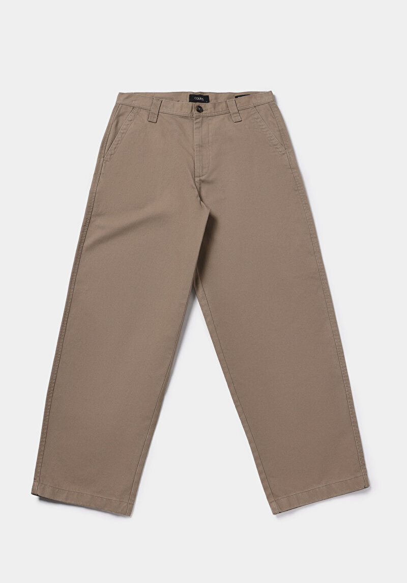 Afișați detalii pentru Pantaloni De Barbati Bej Relaxed Fit  Cl1077458