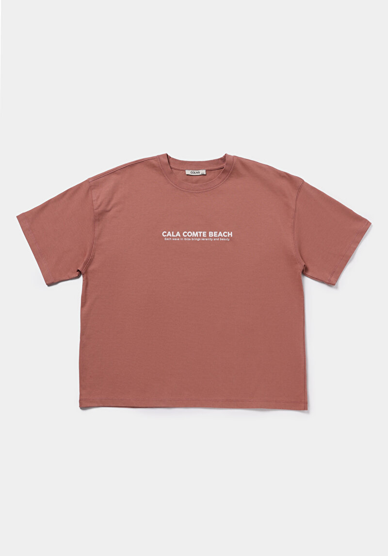 Afișați detalii pentru Tricou Cu Maneca Scurta De Dama Roz Relaxed Fit  Cl1078781