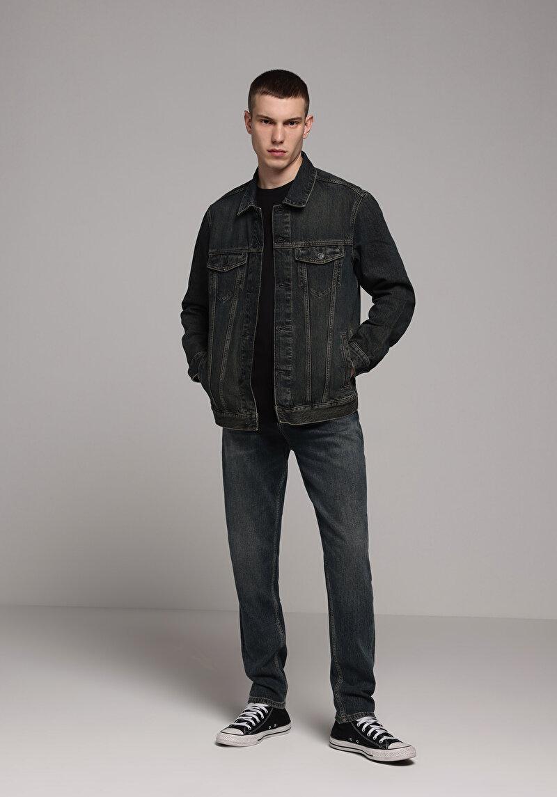 Imagine a Jacheta De Barbati Verde Regular Fit Cl1078410