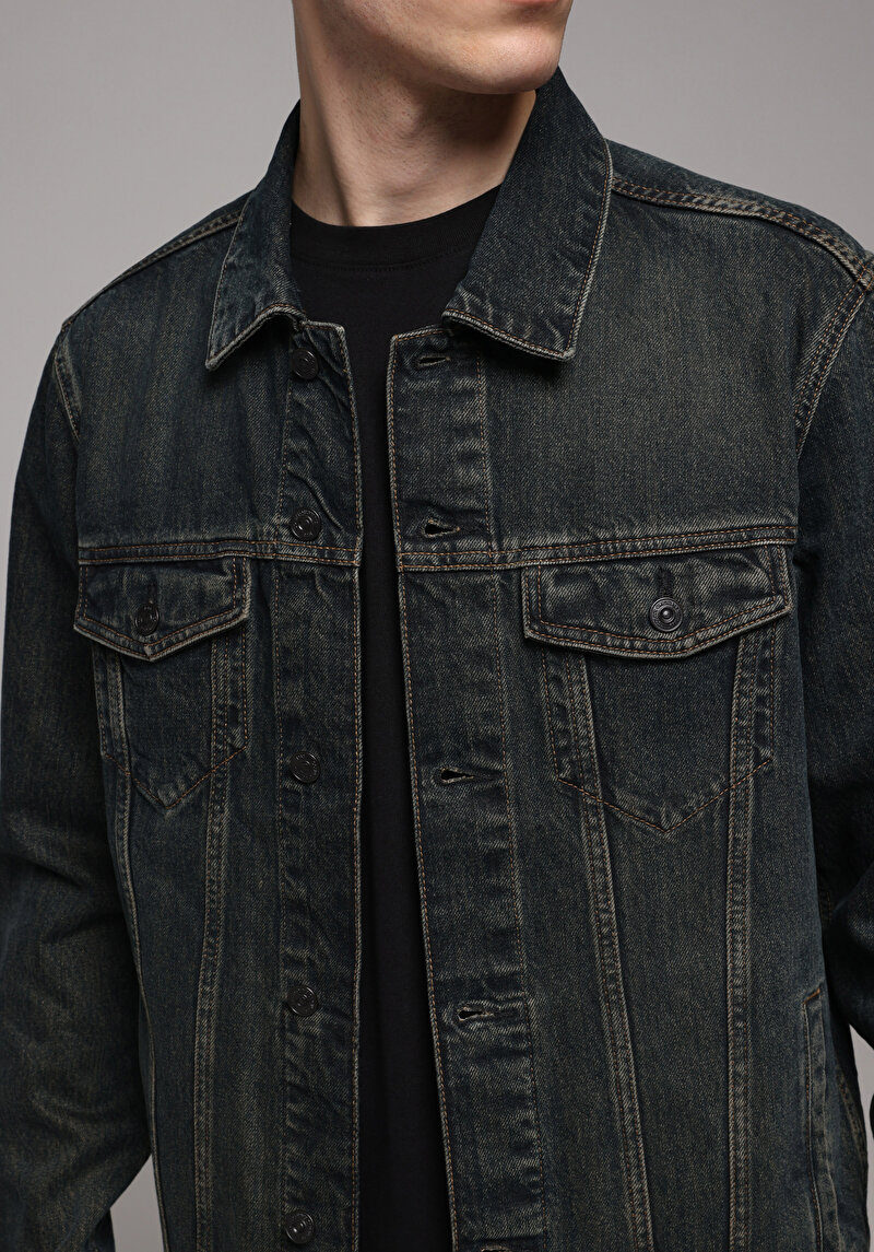 Afișați detalii pentru Jacheta De Barbati Verde Regular Fit  Cl1078410