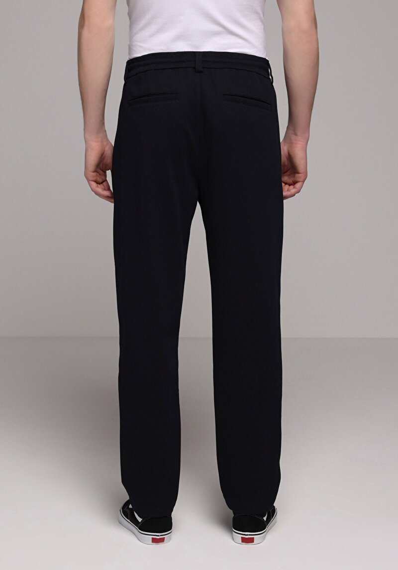 Afișați detalii pentru Pantaloni De Barbati Albastru Marin Regular Fit  Cl1079345