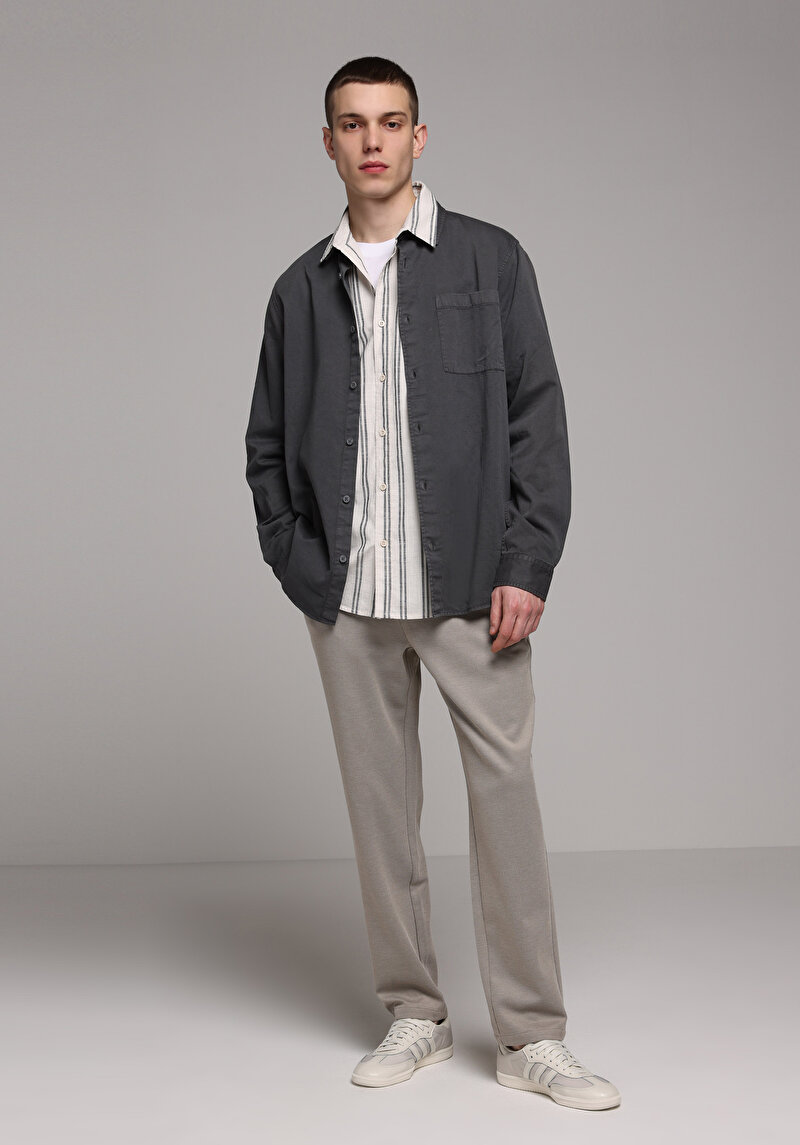 Imagine a Camasa Cu Maneca Lunga De Barbati Relaxed Fit Cl1076516