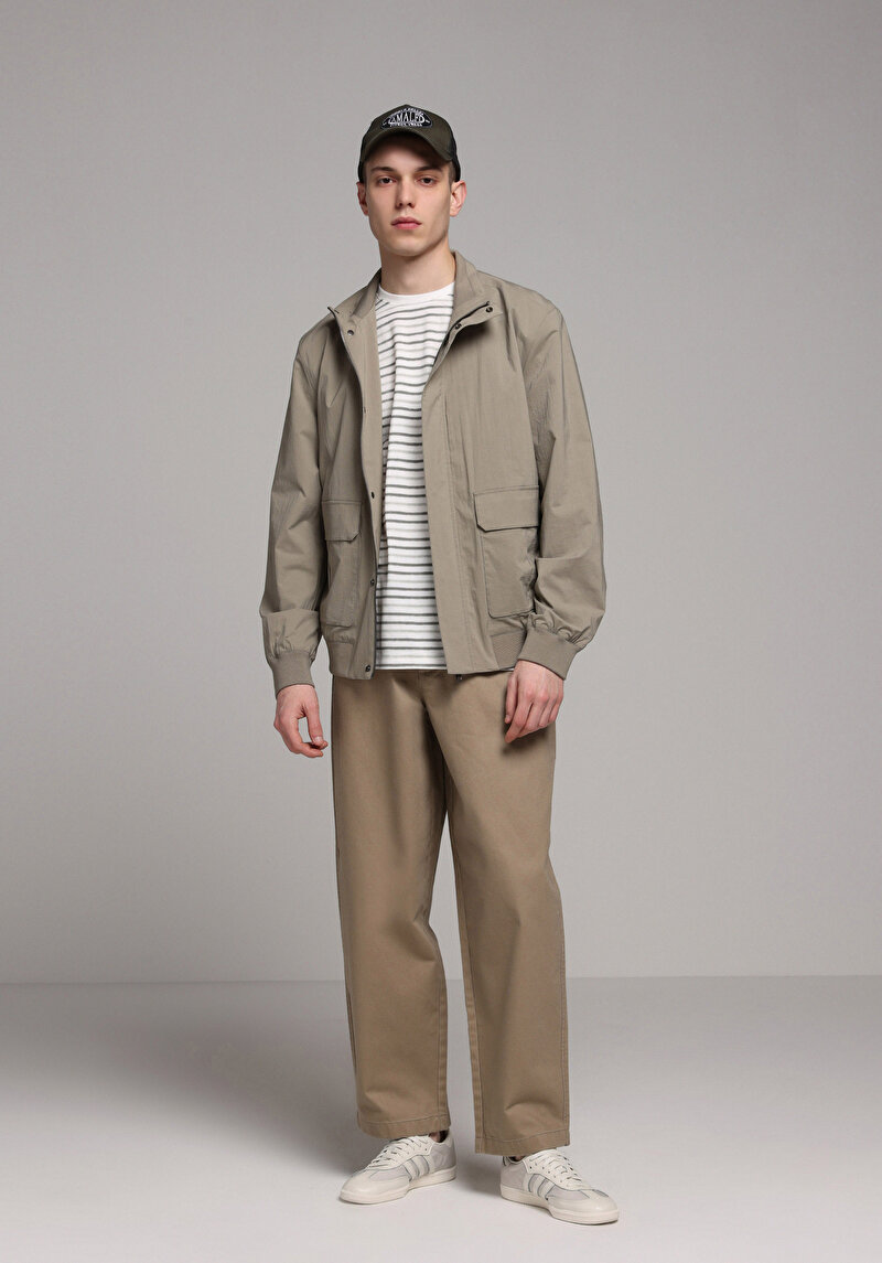 Afișați detalii pentru Pantaloni De Barbati Bej Relaxed Fit  Cl1077458