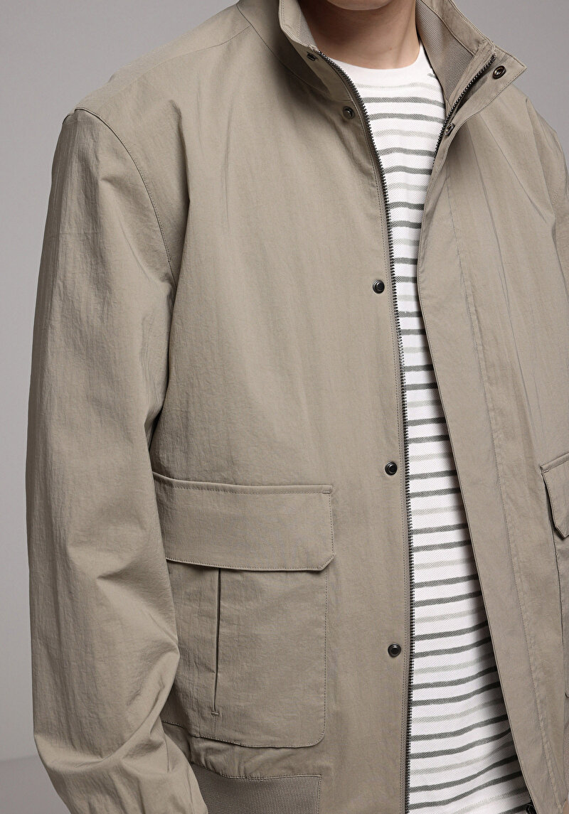 Afișați detalii pentru Jacheta De Barbati Bej Regular Fit  Cl1078868