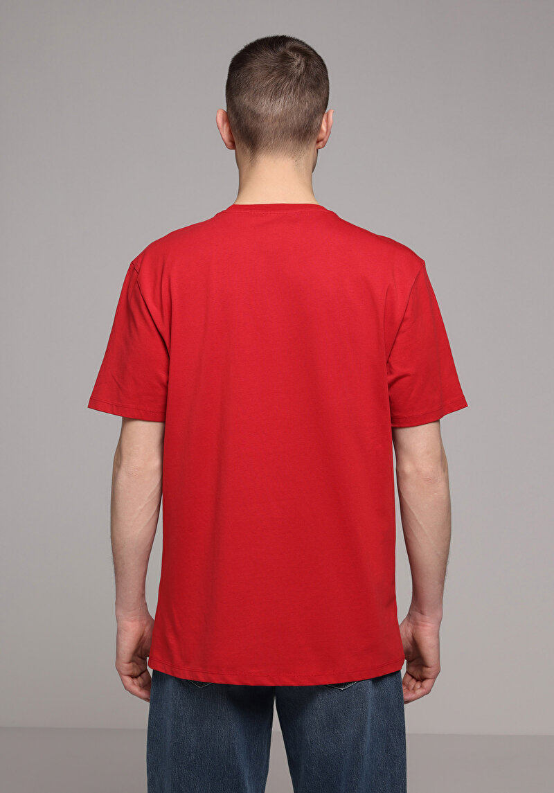 Imagine a Tricou Cu Maneca Scurta De Barbati Roşu Cl1059890