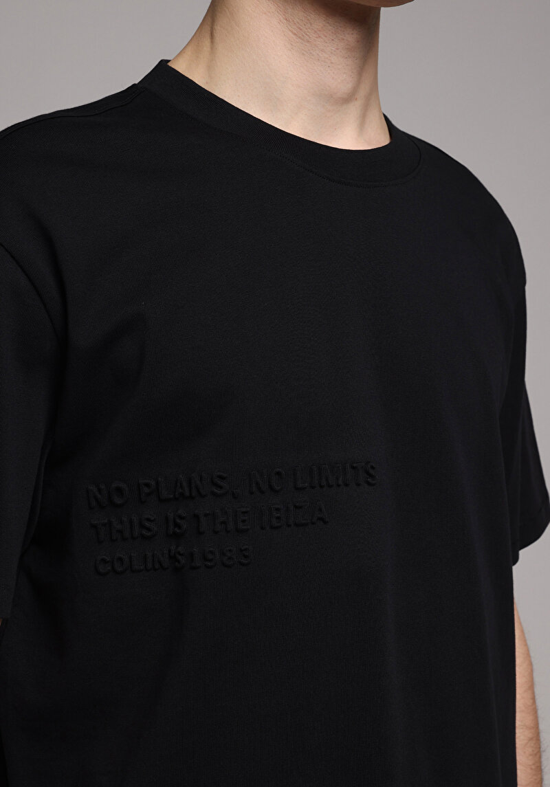 Imagine a Tricou Cu Maneca Scurta De Barbati Antracit Oversize Fit Cl1079291