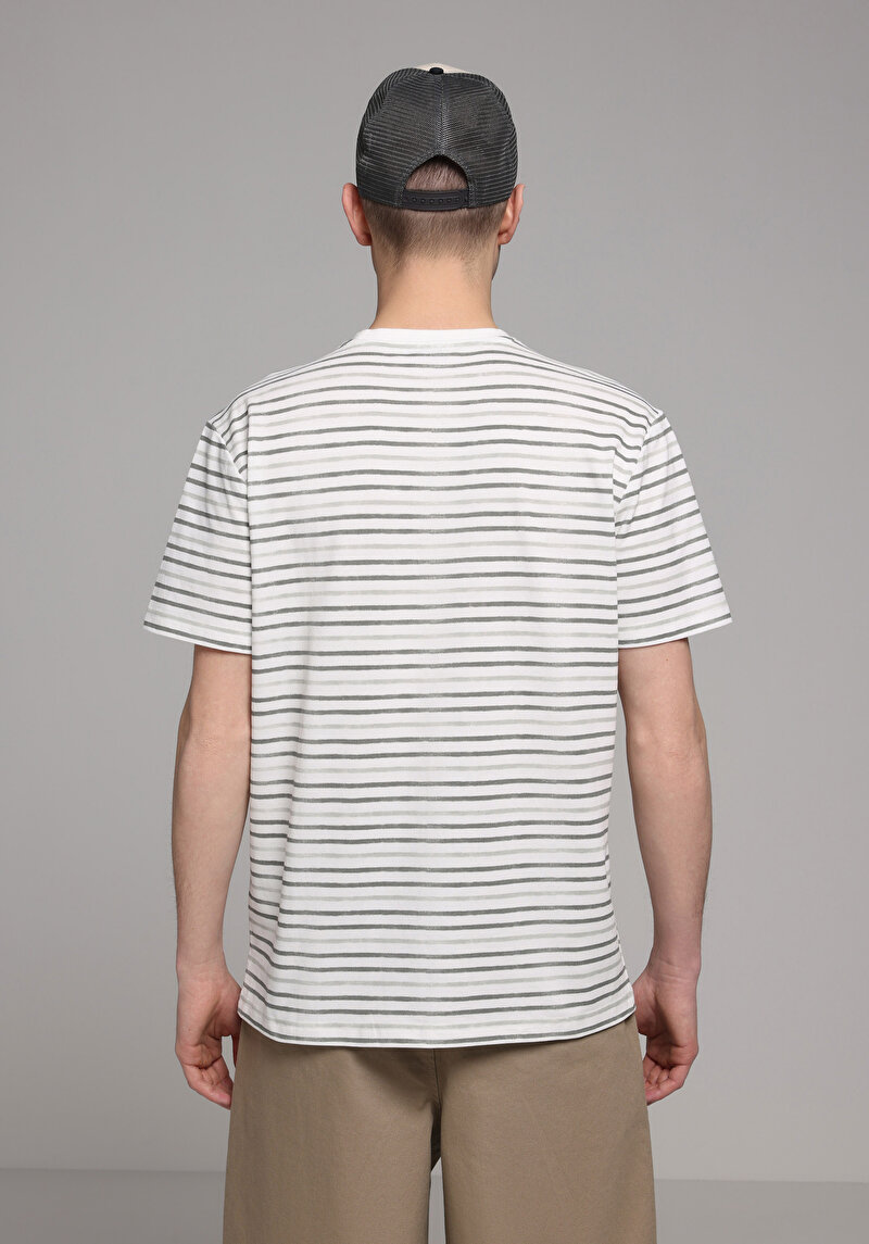 Afișați detalii pentru Tricou Cu Maneca Scurta De Barbati Verde Regular Fit  Cl1079441