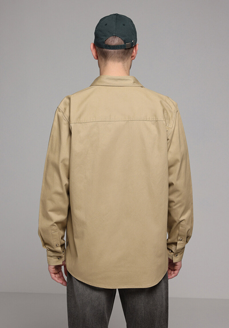 Afișați detalii pentru Camasa Cu Maneca Lunga De Barbati Maro Relaxed Fit  Cl1078065