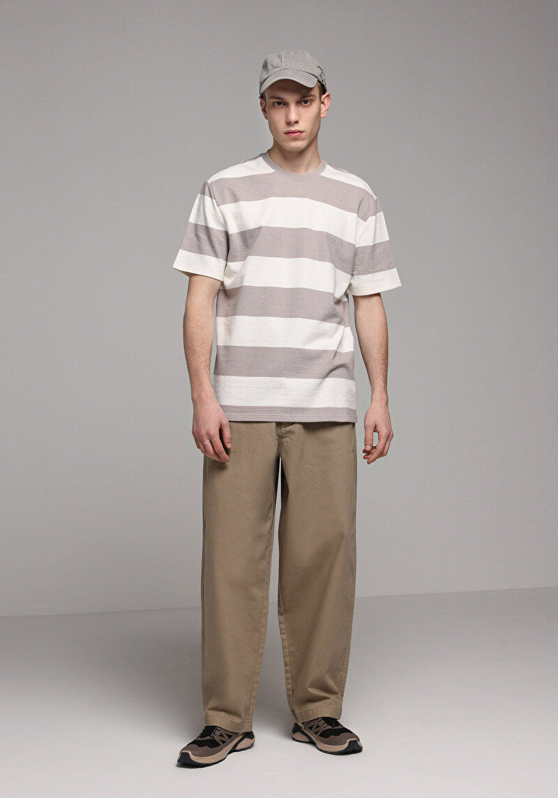 Imagine a Tricou Cu Maneca Scurta De Barbati Alb Comfort Fit Cl1078744