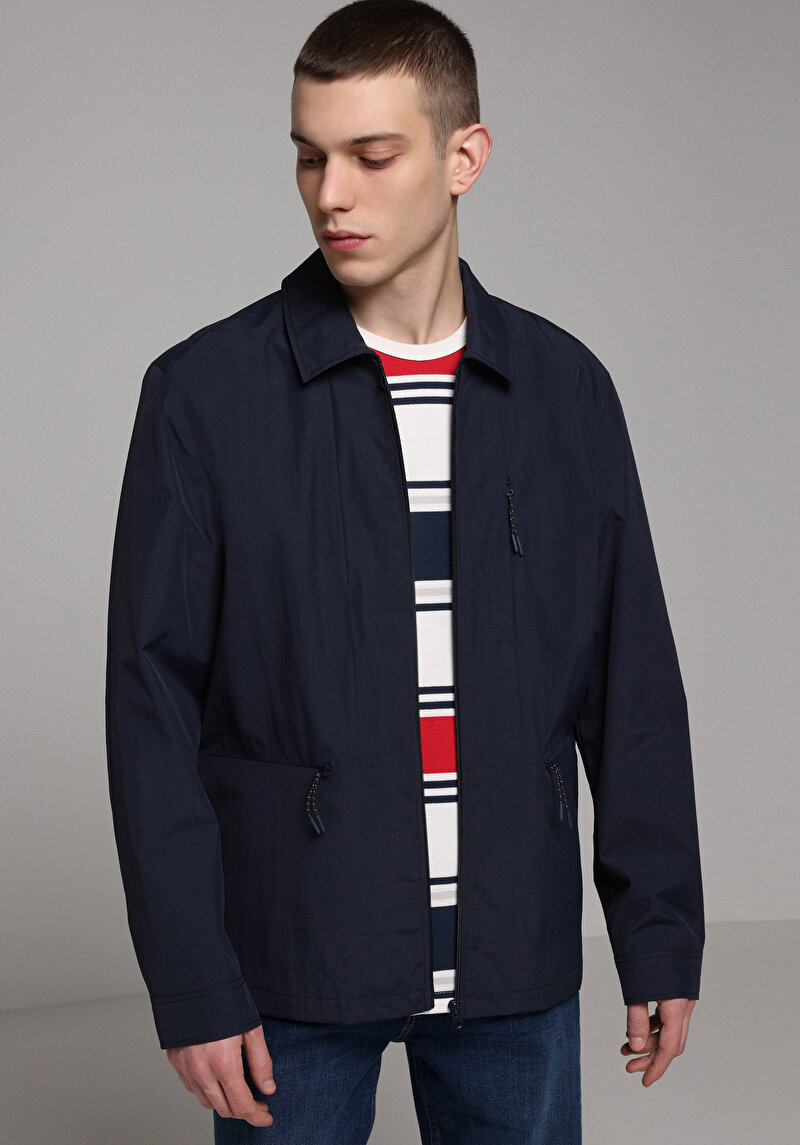 Imagine a Jacheta De Barbati Albastru Marin Regular Fit  Cl1079108