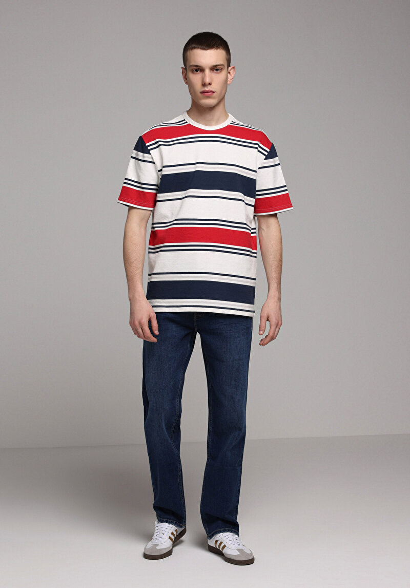 Afișați detalii pentru Tricou Cu Maneca Scurta De Barbati Alb Comfort Fit  Cl1079296