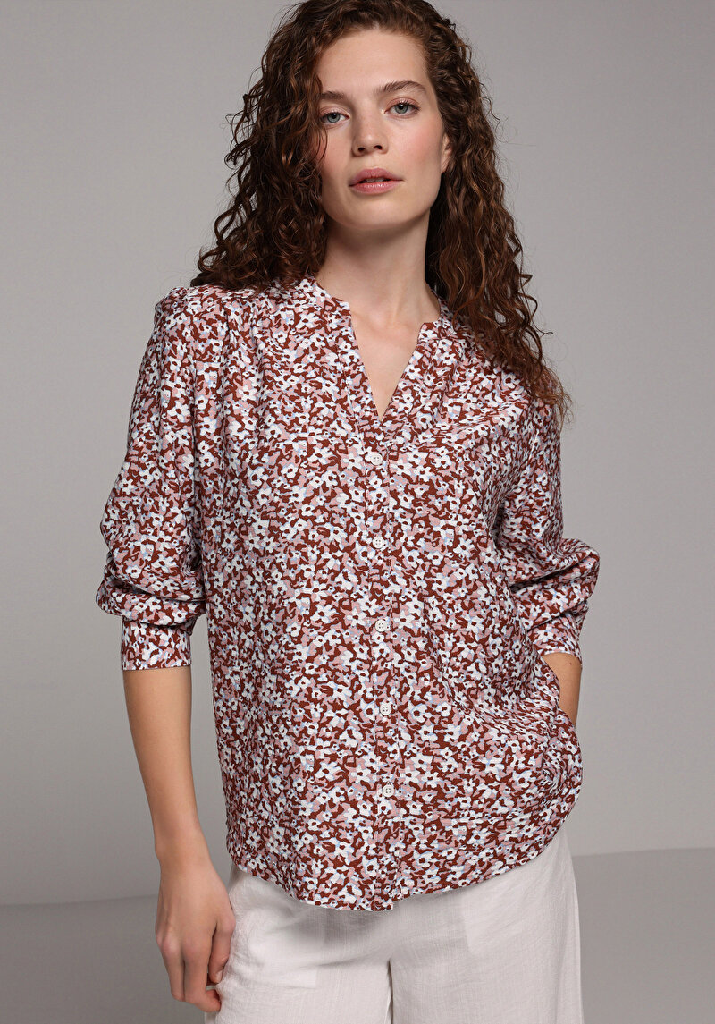 Imagine a Camasa Cu Maneca Lunga De Dama Maro Fashion Fit  Cl1077845