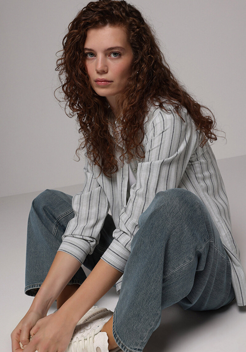 Imagine a Camasa Cu Maneca Lunga De Dama Verde Fashion Fit Cl1079160