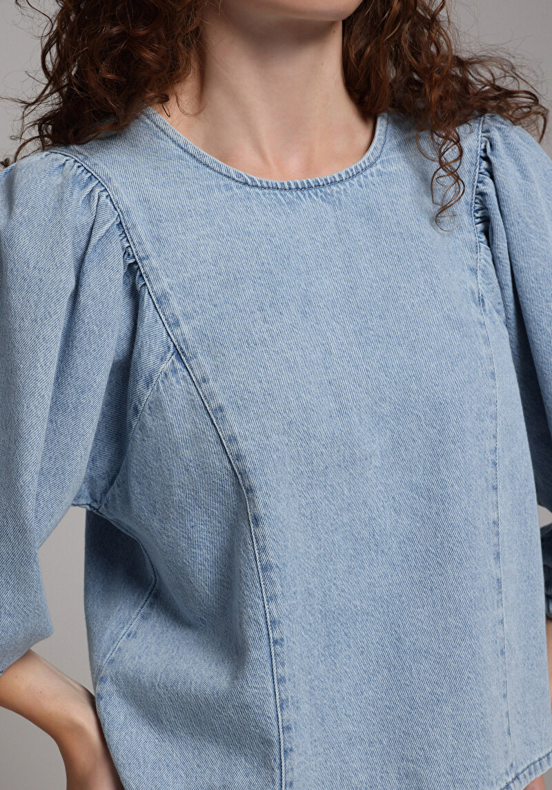 Imagine a Bluza Cu Maneca Lunga De Dama Regular Fit Cl1079815