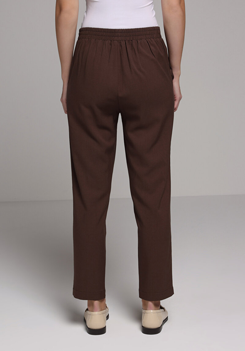 Afișați detalii pentru Pantaloni De Dama Maro Regular Fit  Cl1068239