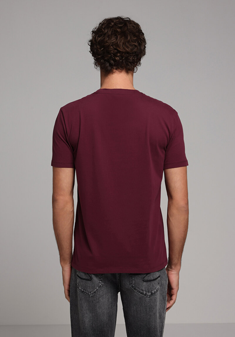 Imagine a Tricou Cu Maneca Scurta De Barbati Mov Regular Fit Cl1073961