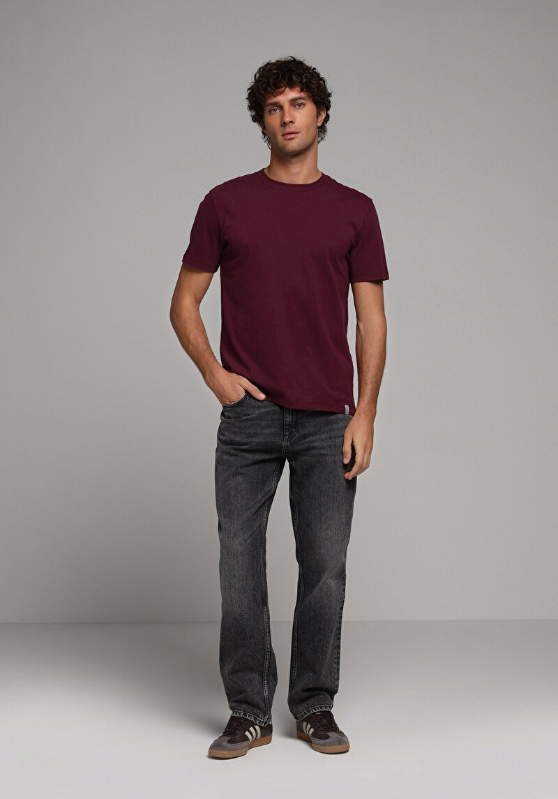 Imagine a Tricou Cu Maneca Scurta De Barbati Mov Regular Fit Cl1073961