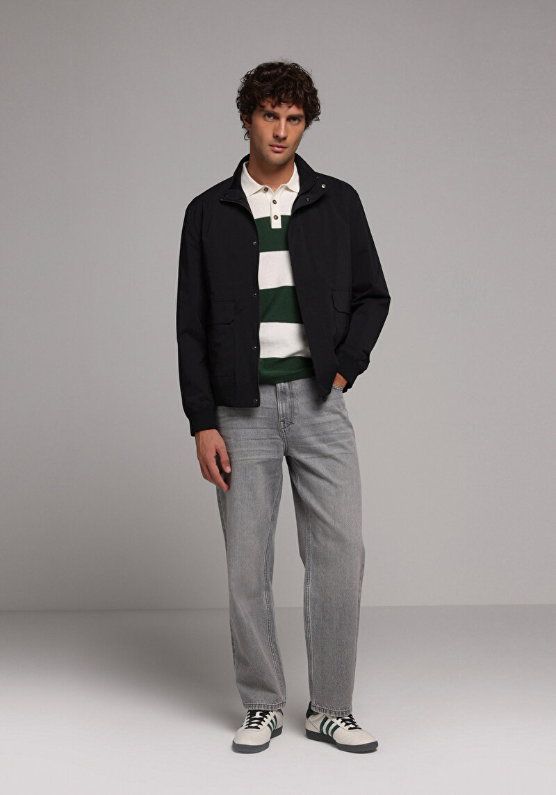 Imagine a Jacheta De Barbati Negru Regular Fit Cl1078868