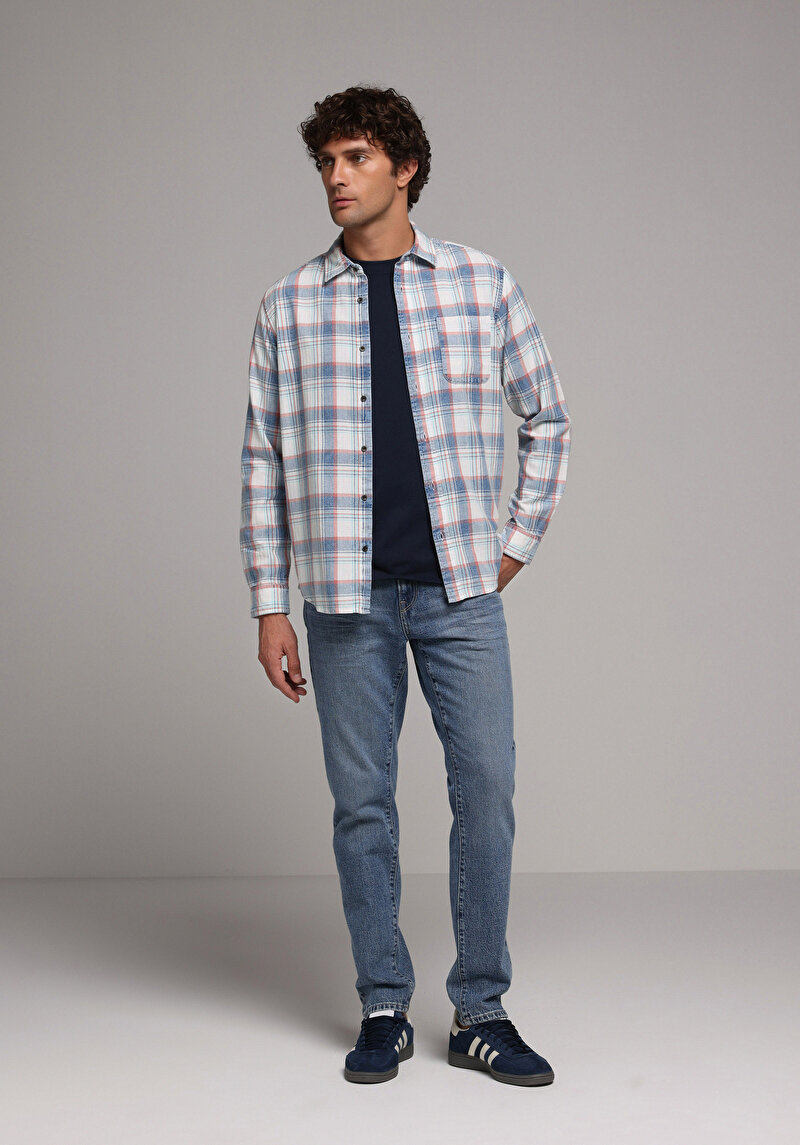 Afișați detalii pentru Camasa Cu Maneca Lunga De Barbati Multicolor Regular Fit  Cl1079326