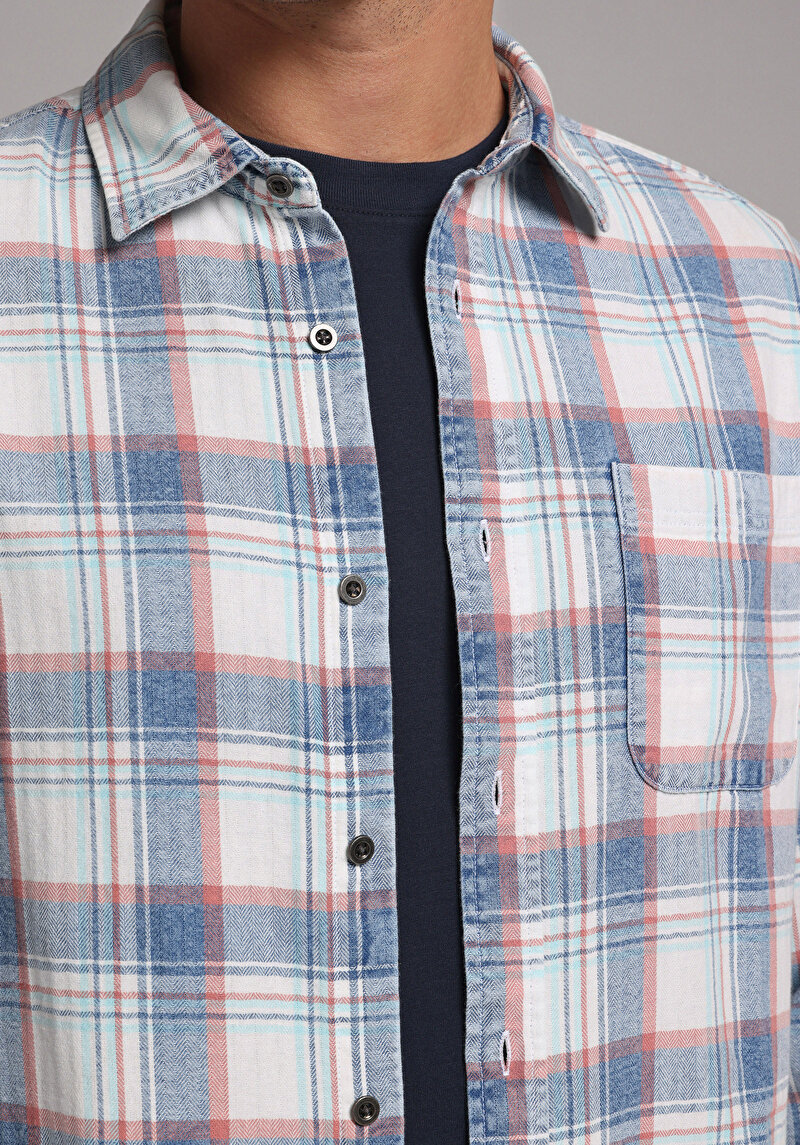 Afișați detalii pentru Camasa Cu Maneca Lunga De Barbati Multicolor Regular Fit  Cl1079326