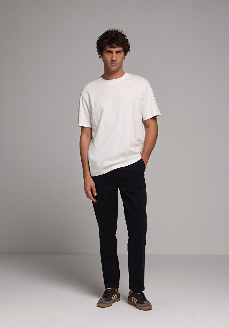 Imagine a Pantaloni De Barbati Albastru Marin Regular Fit  Cl1079372