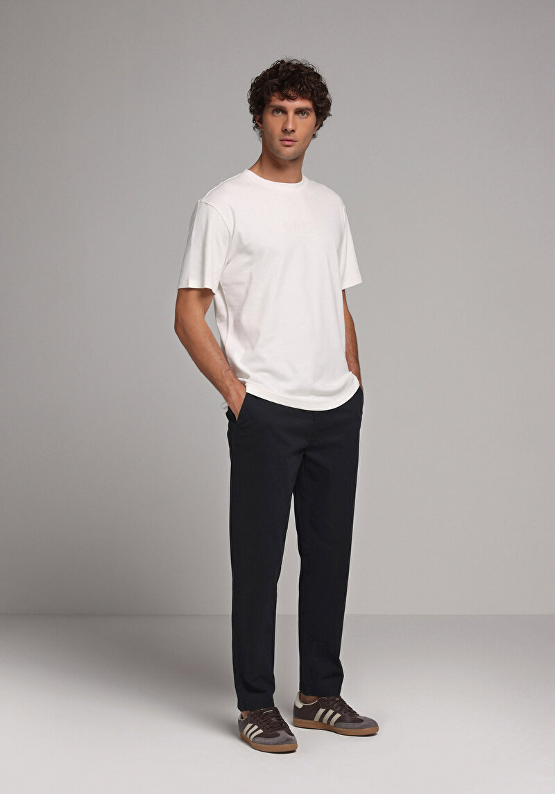 Afișați detalii pentru Pantaloni De Barbati Albastru Marin Regular Fit  Cl1079372